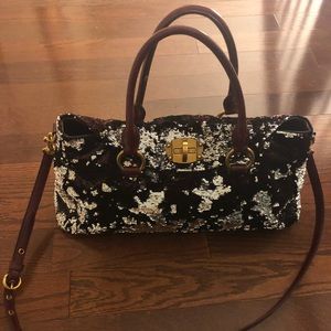 Miu Miu runway sequin bag with crossbody strap